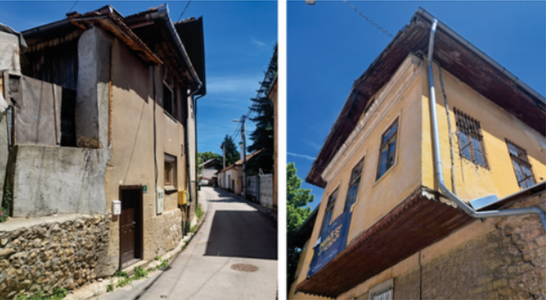 Figure 7 and 8. Institute for the Blind, 5 Halibašićeva Street,
Sarajevo Jelena Seferović's personal archive, June 2025.